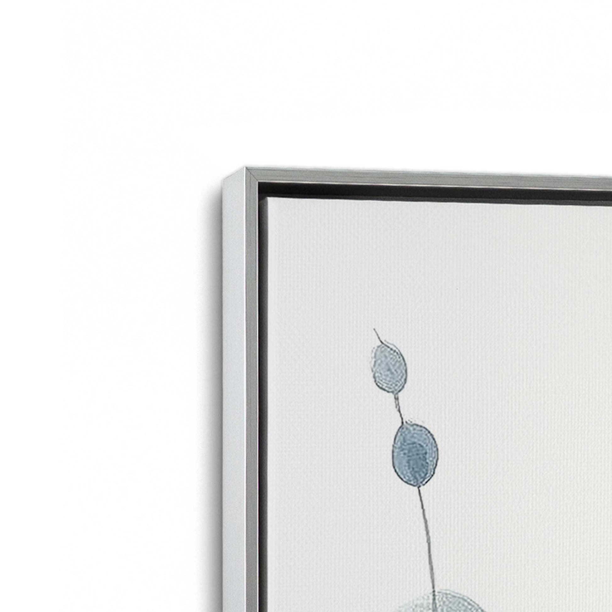 [Color:Polished Chrome], Picture of art in a Polished Chrome frame at an angle