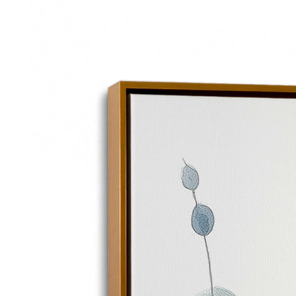 [Color:Polished Gold], Picture of art in a Polished Gold frame at an angle