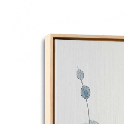 [Color:American Maple], Picture of art in a American Maple frame at an angle
