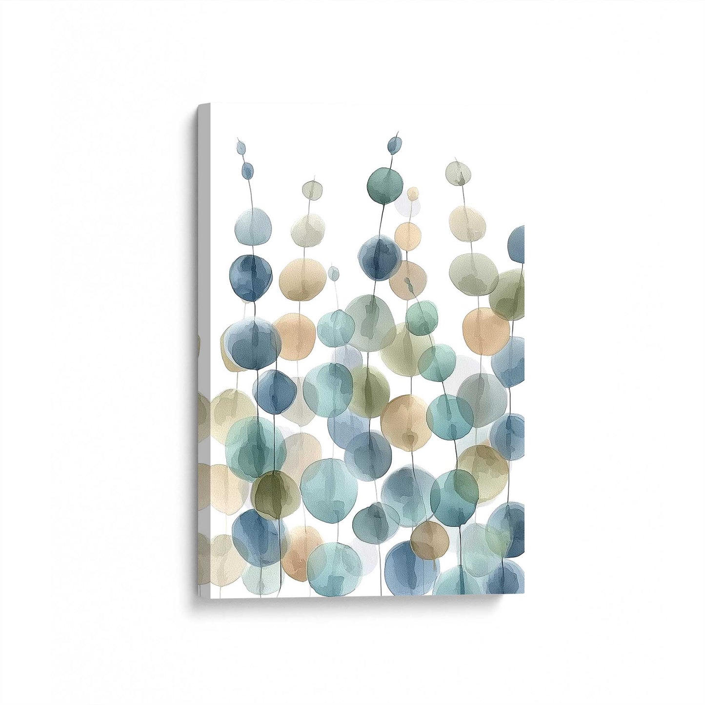 [Color:Stretched Canvas], Picture of art at an angle