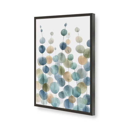 [Color:Satin Black], Picture of art in a Satin Black frame of the corner