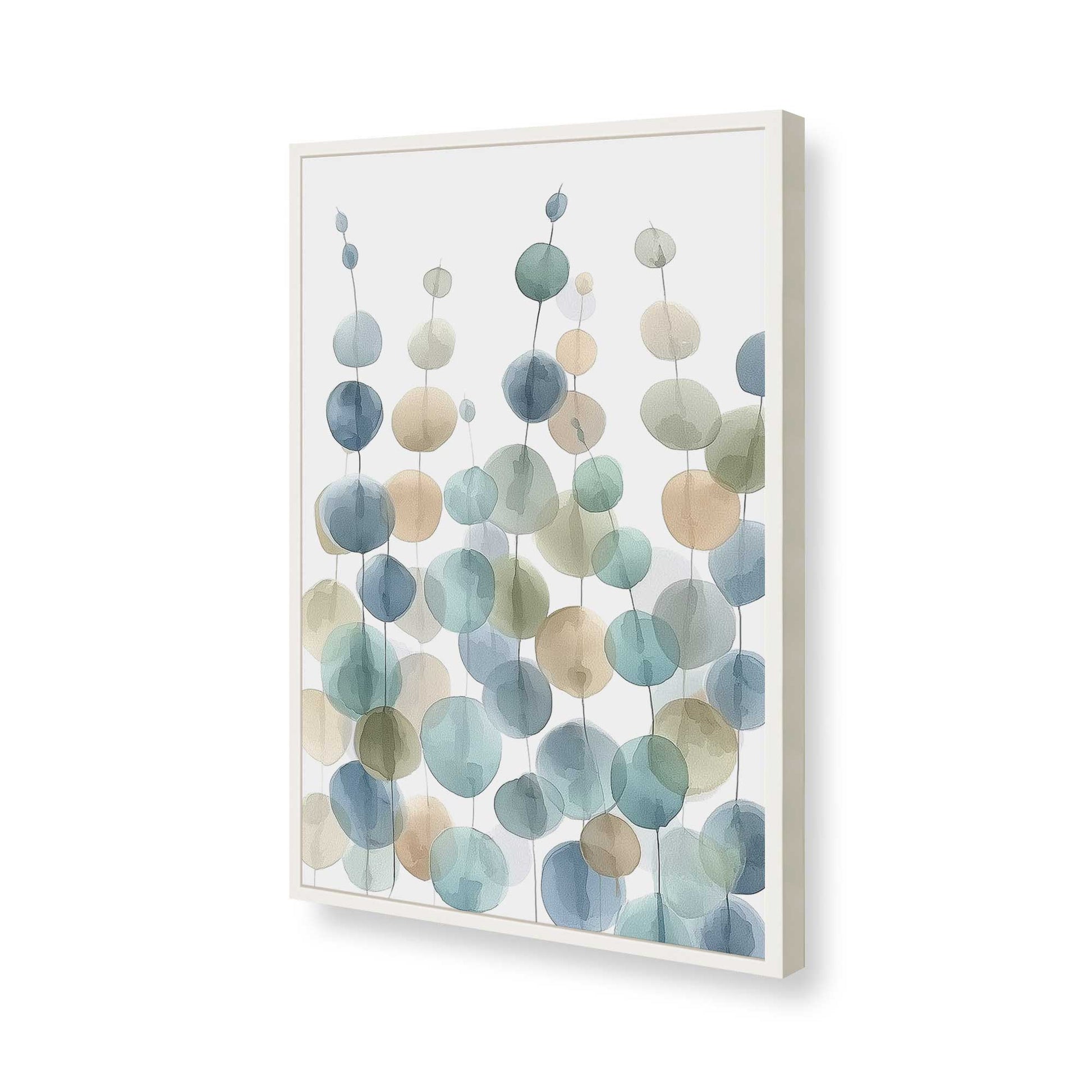 [Color:Opaque White], Picture of art in a Opaque White frame of the corner