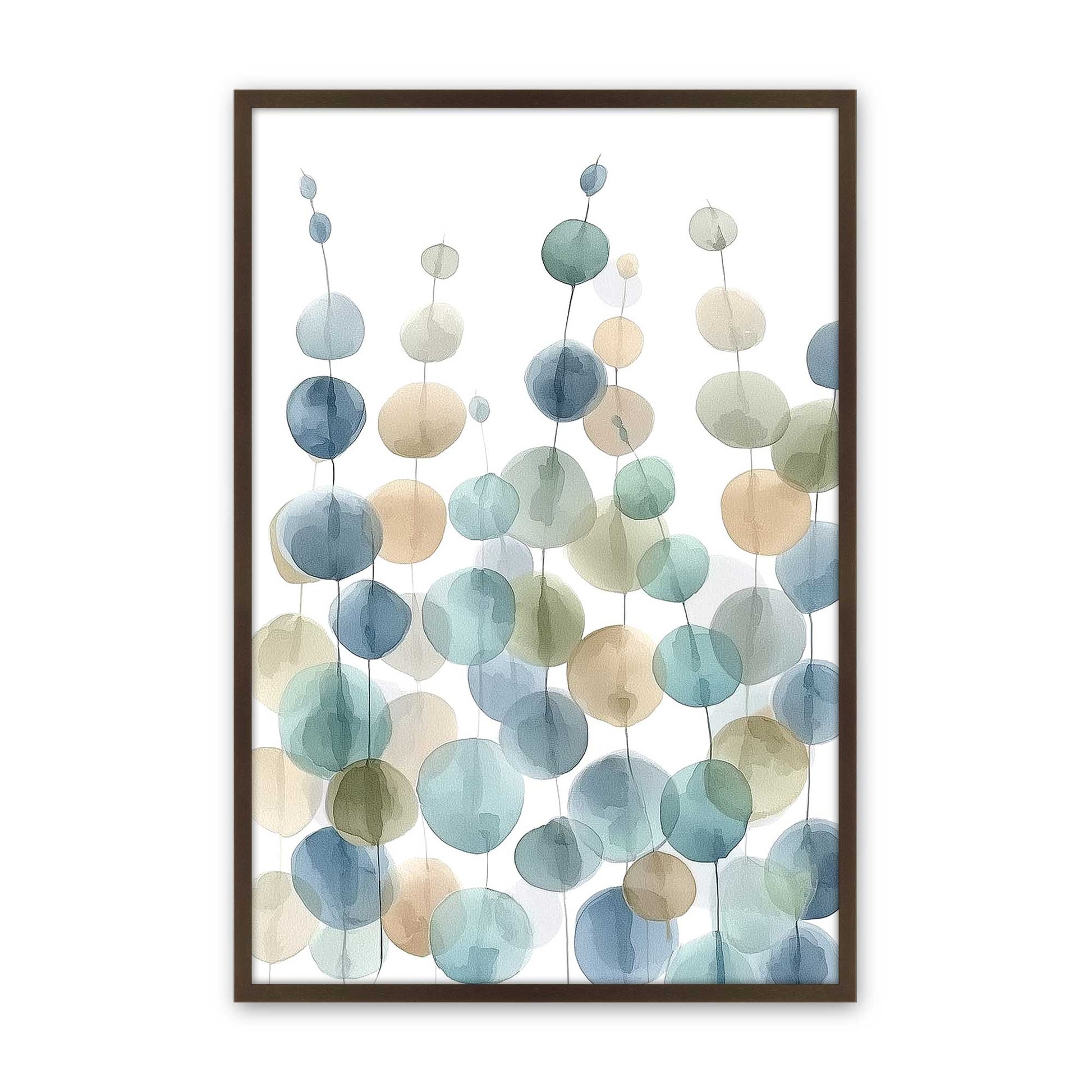 [Color:Brown], Picture of art in a Brown frame