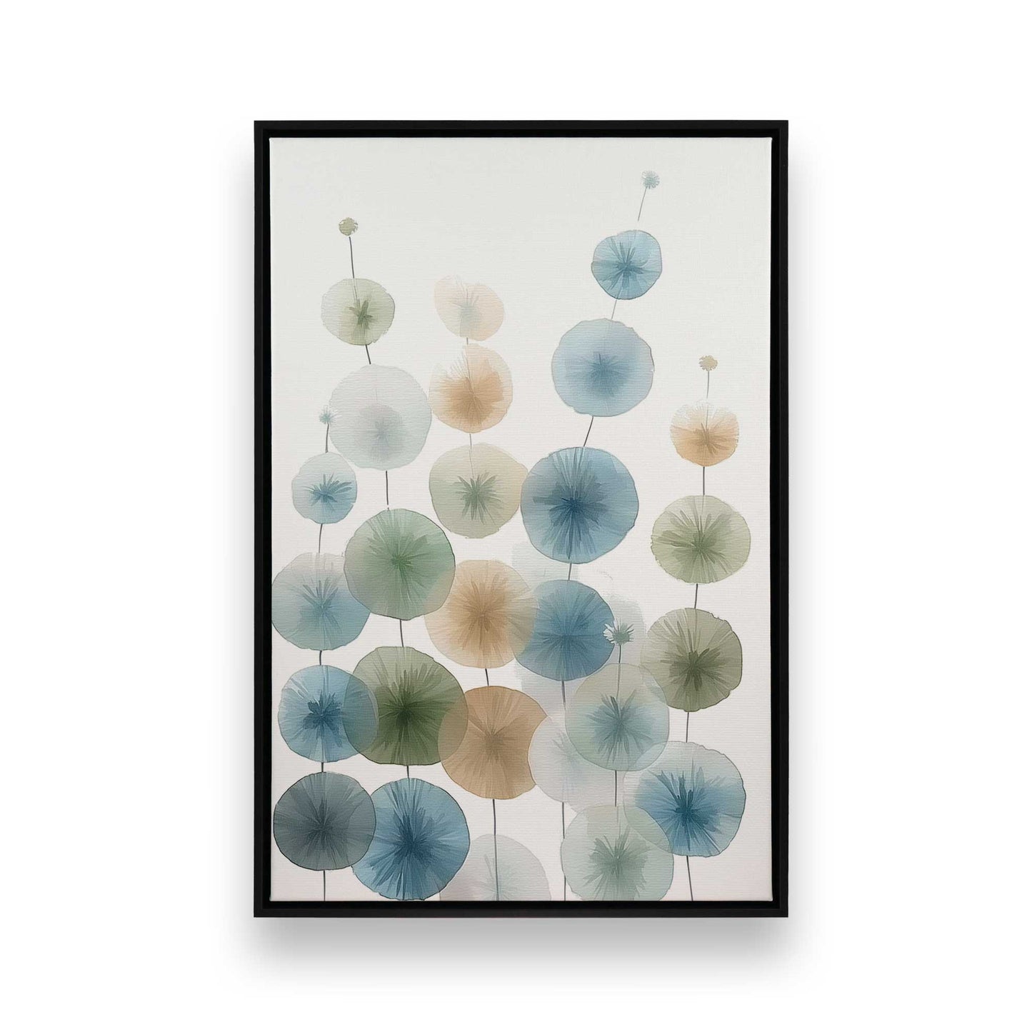 [Color:Satin Black], Picture of art in a Satin Black frame