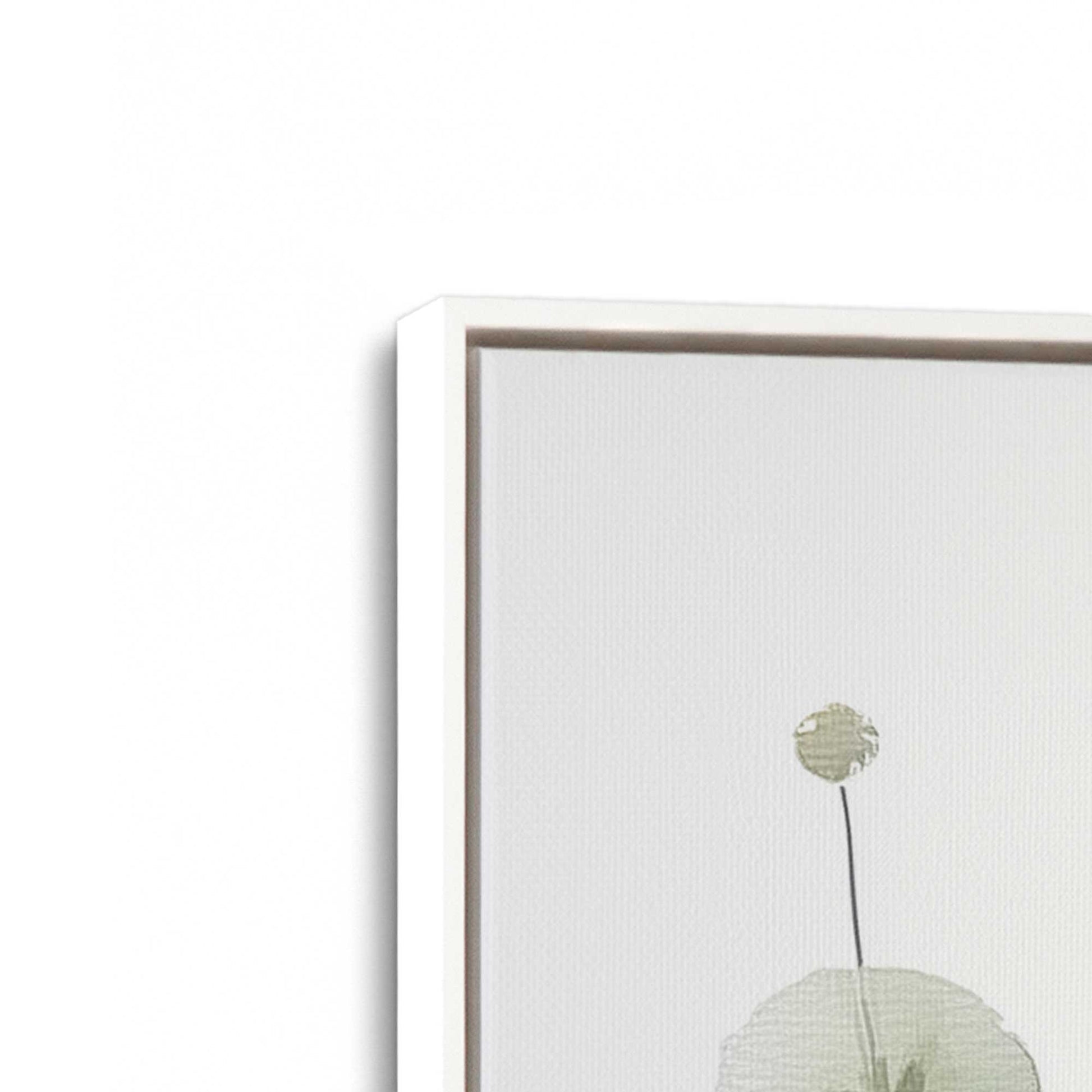 [Color:Opaque White], Picture of art in a White frame at an angle