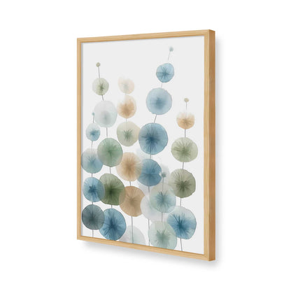 [Color:American Maple], Picture of art in a American Maple frame of the corner