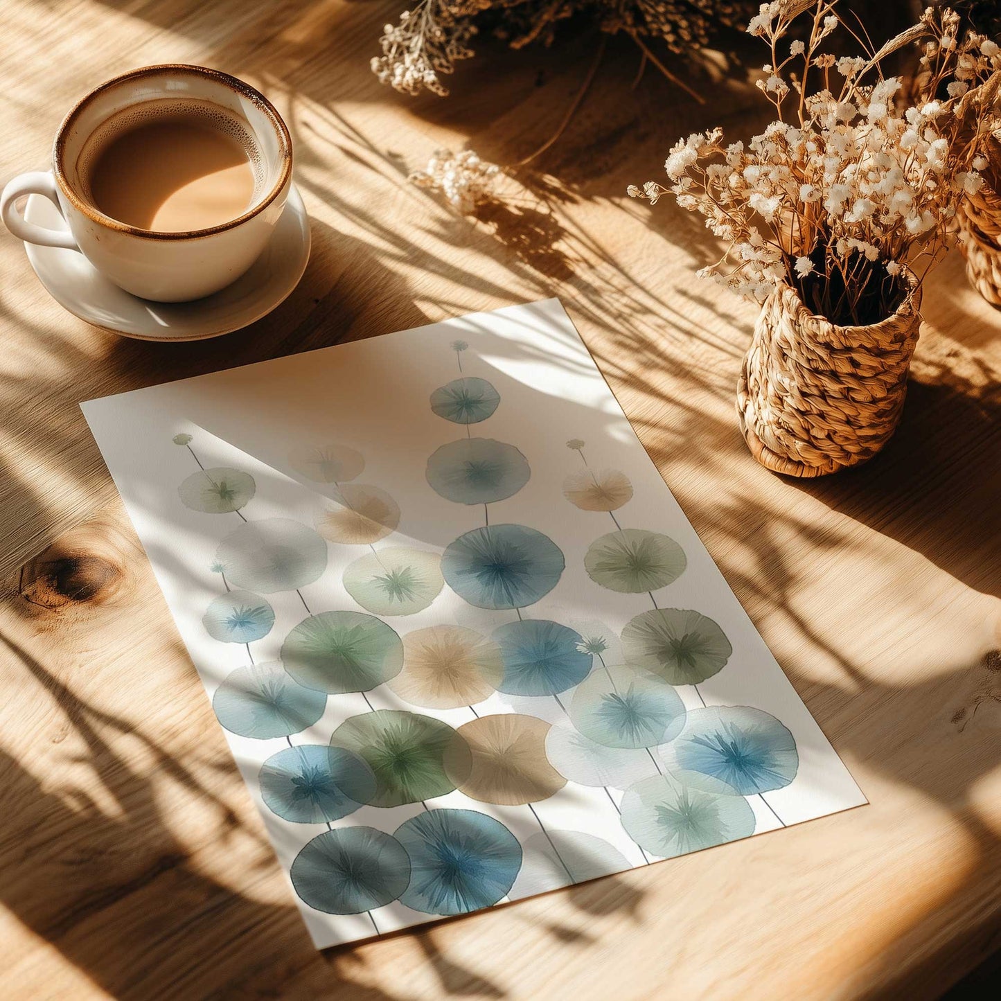 [Color:Rolled Print], Picture of close up of art