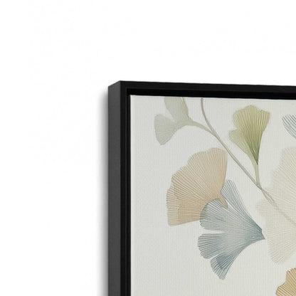 [Color:Satin Black], Picture of art in a Satin Black frame at an angle
