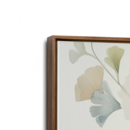 [Color:Walnut], Picture of art in a Walnut frame at an angle