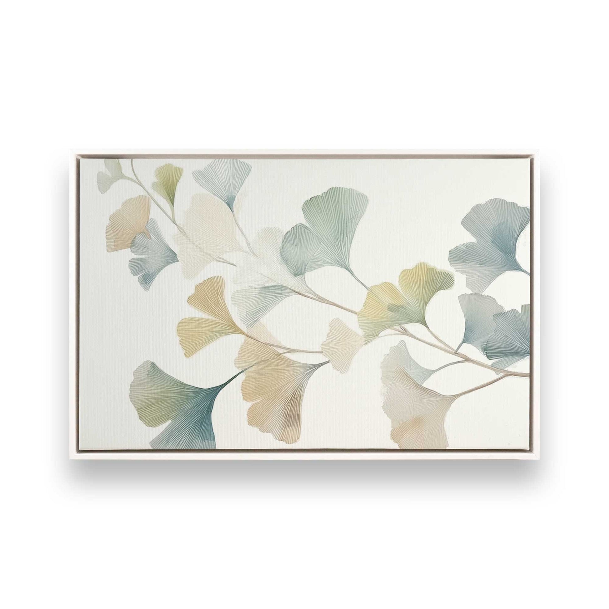 [Color:Opaque White], Picture of art in a White frame