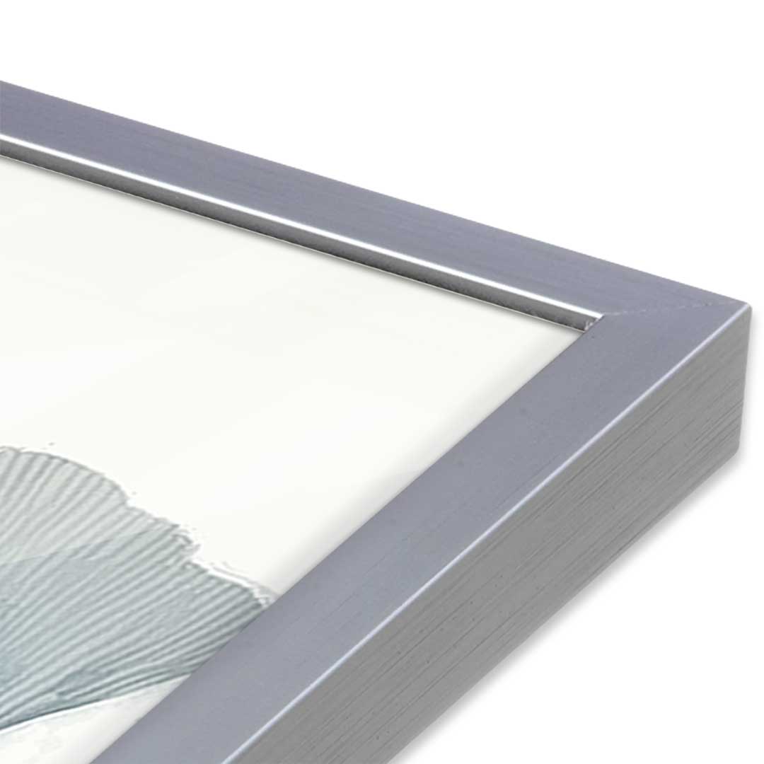 [Color:Polished Chrome], Picture of art in a Polished Chrome frame at an angle