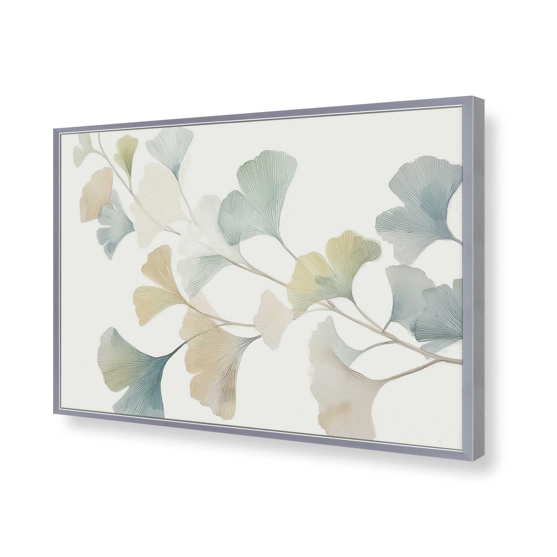 [Color:Polished Chrome], Picture of art in a Polished Chrome frame of the corner