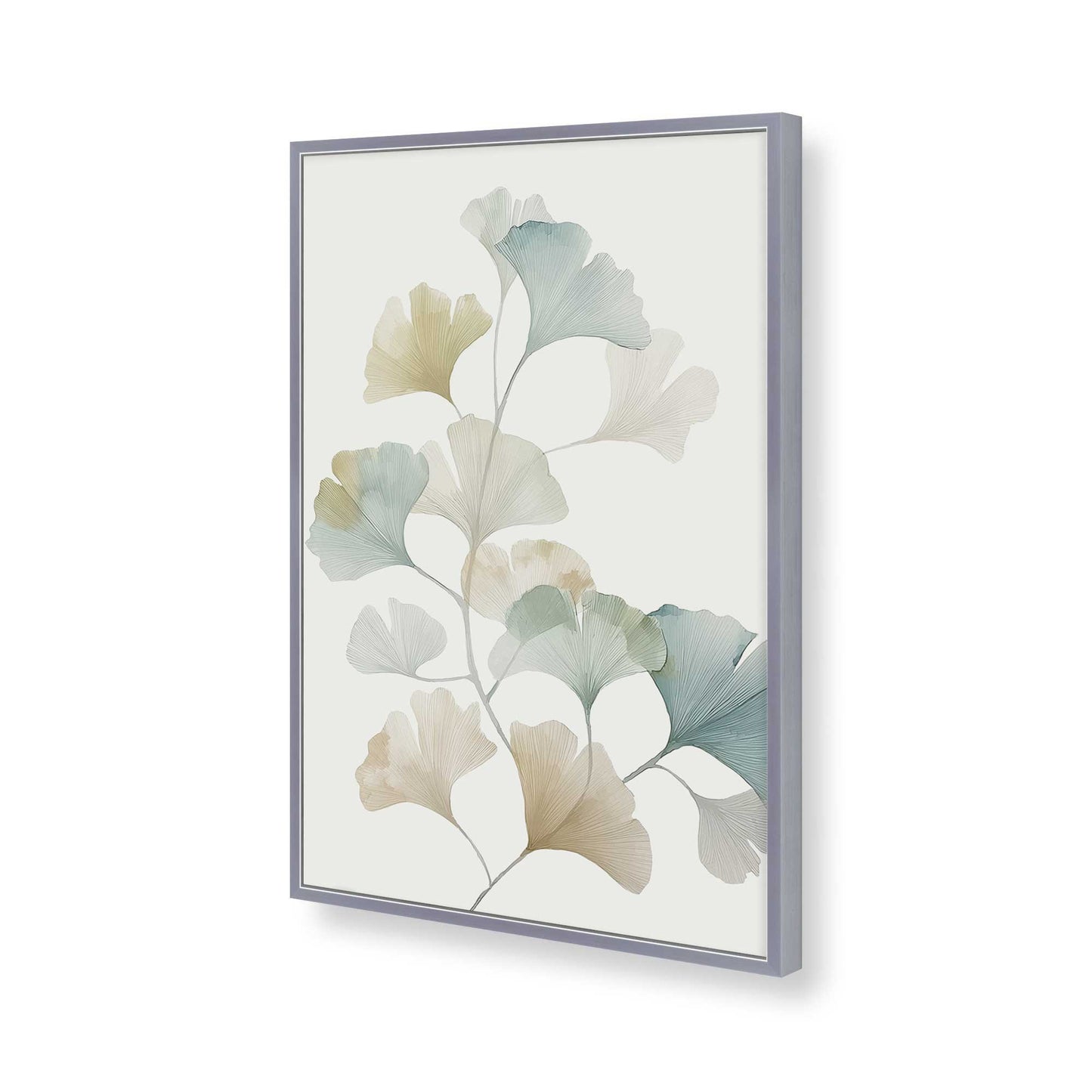 [Color:Polished Chrome], Picture of art in a Polished Chrome frame of the corner