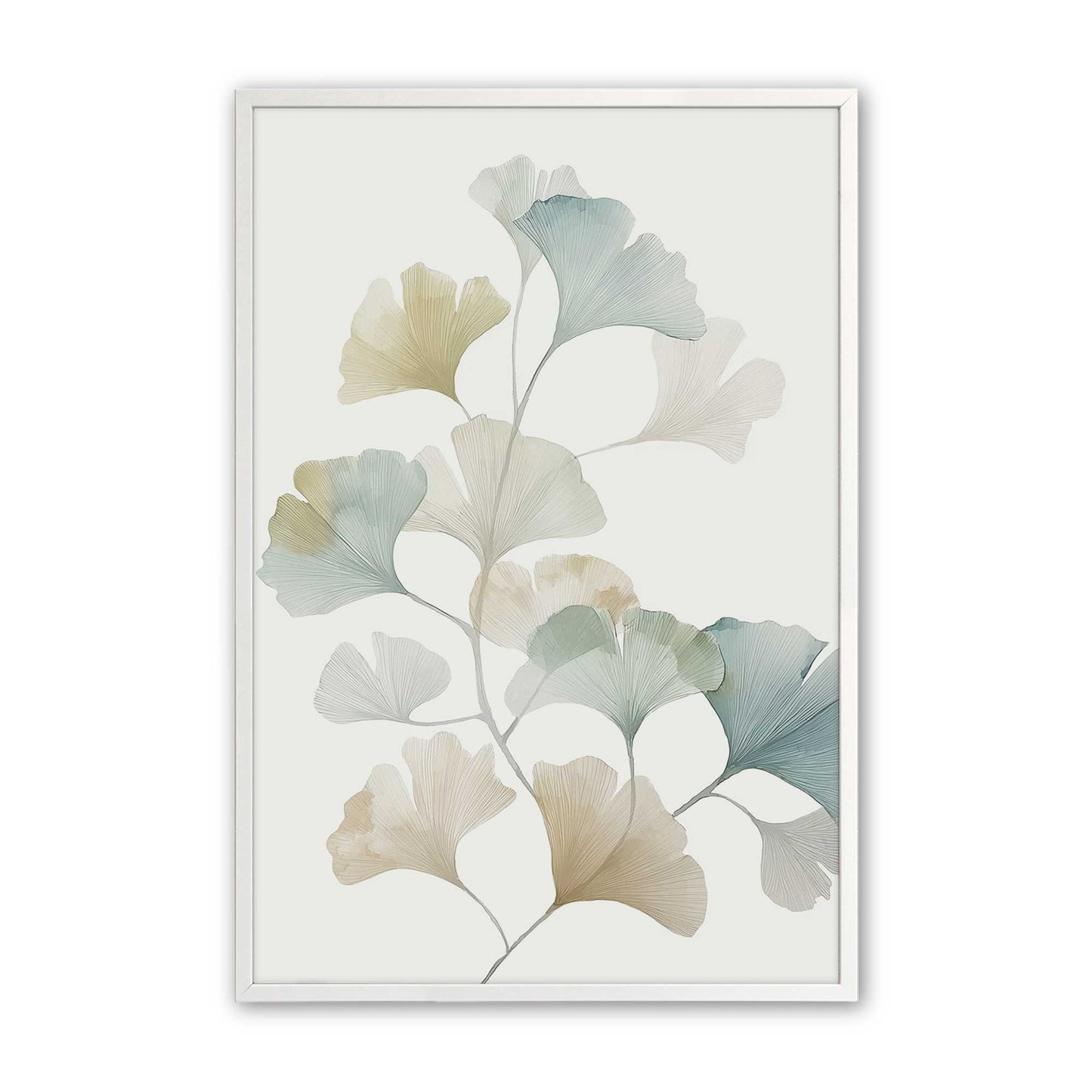 [Color:Opaque White], Picture of art in a Opaque White frame