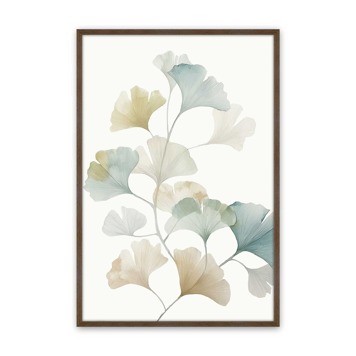 [Color:Walnut], Picture of art in a Walnut frame