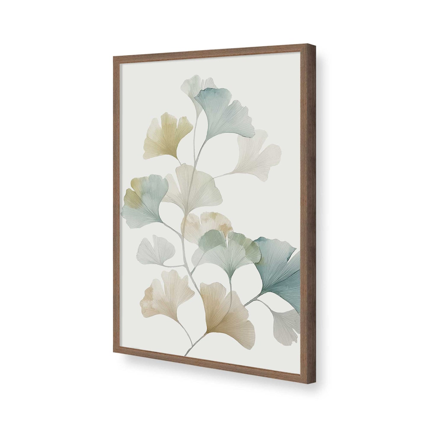 [Color:Walnut], Picture of art in a Walnut frame of the corner