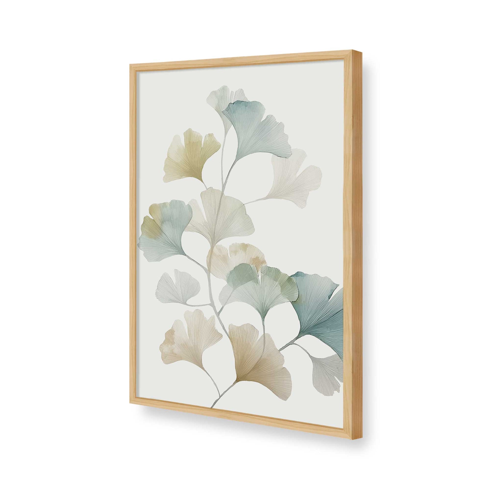 [Color:American Maple], Picture of art in a American Maple frame of the corner