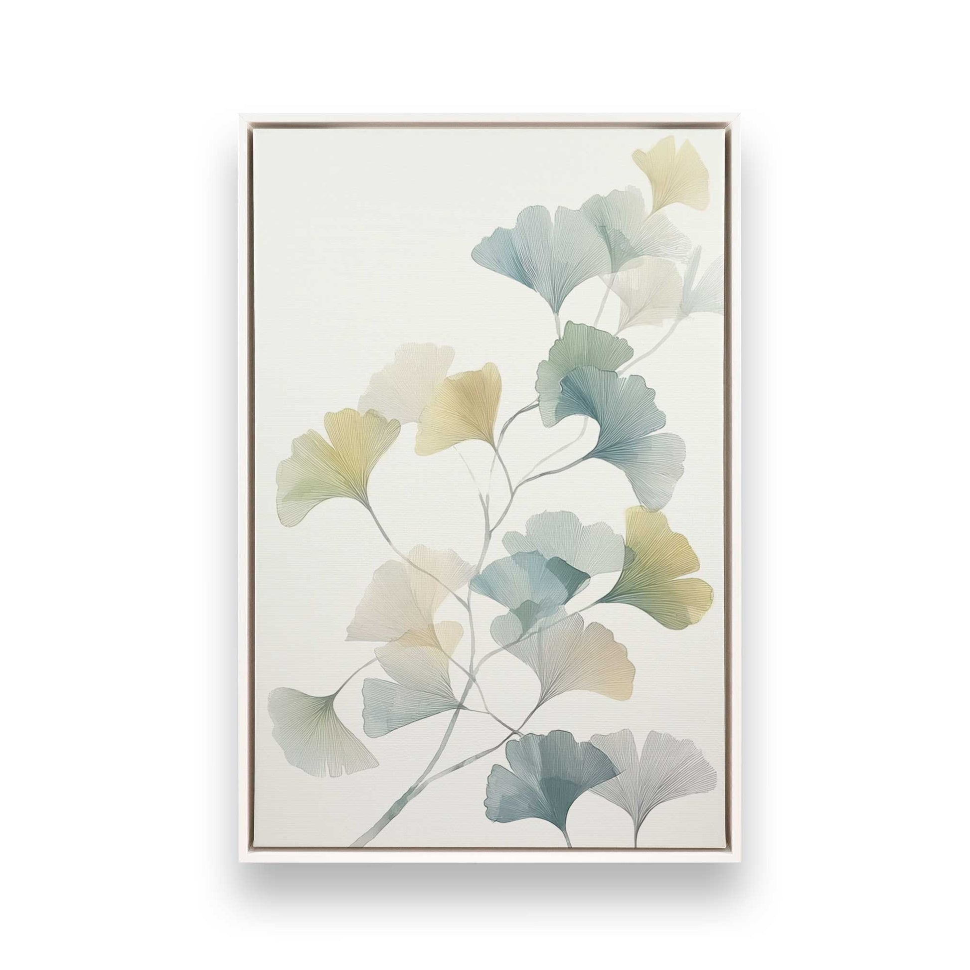 [Color:Opaque White], Picture of art in a White frame