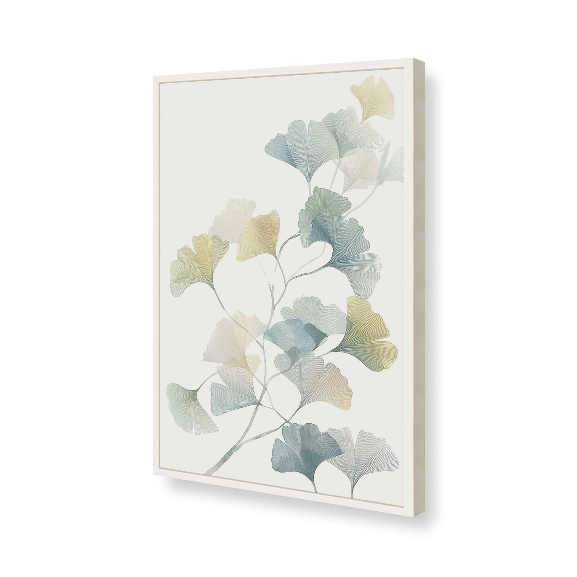 [Color:Opaque White], Picture of art in a Opaque White frame of the corner