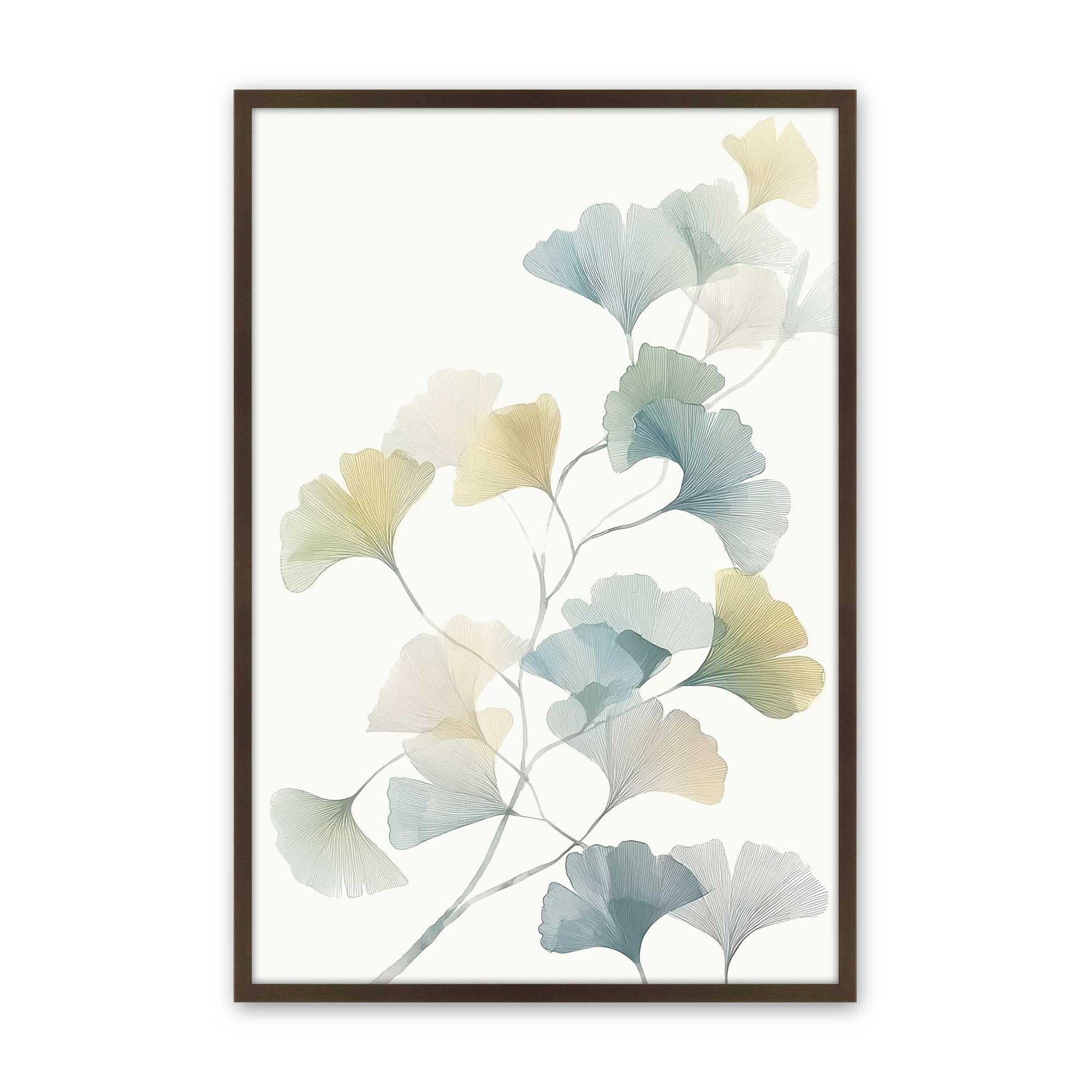 [Color:Brown], Picture of art in a Brown frame