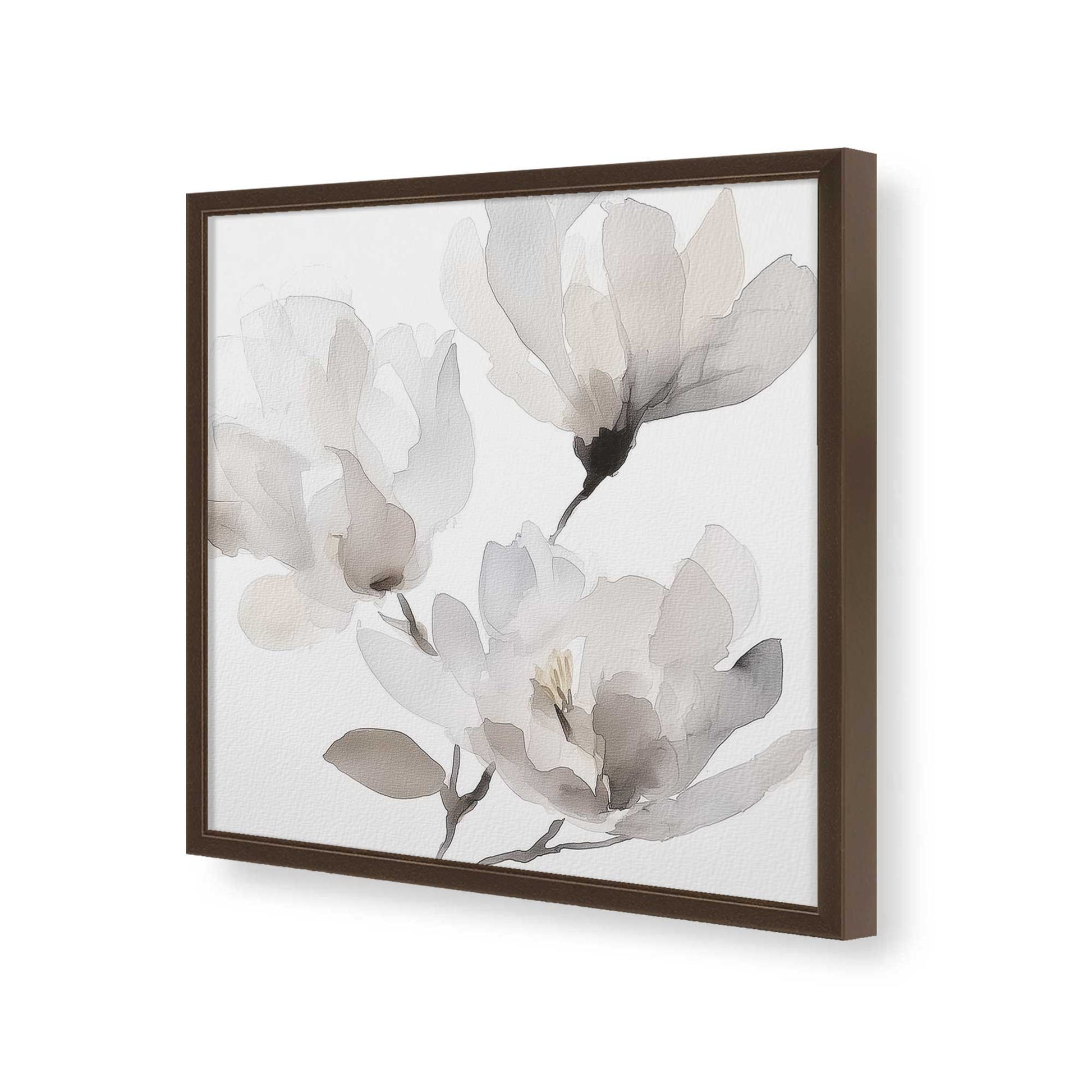 [Color:Espresso], Picture of art in a Espresso frame of the corner