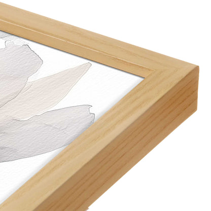 [Color:American Maple], Picture of art in a American Maple frame at an angle