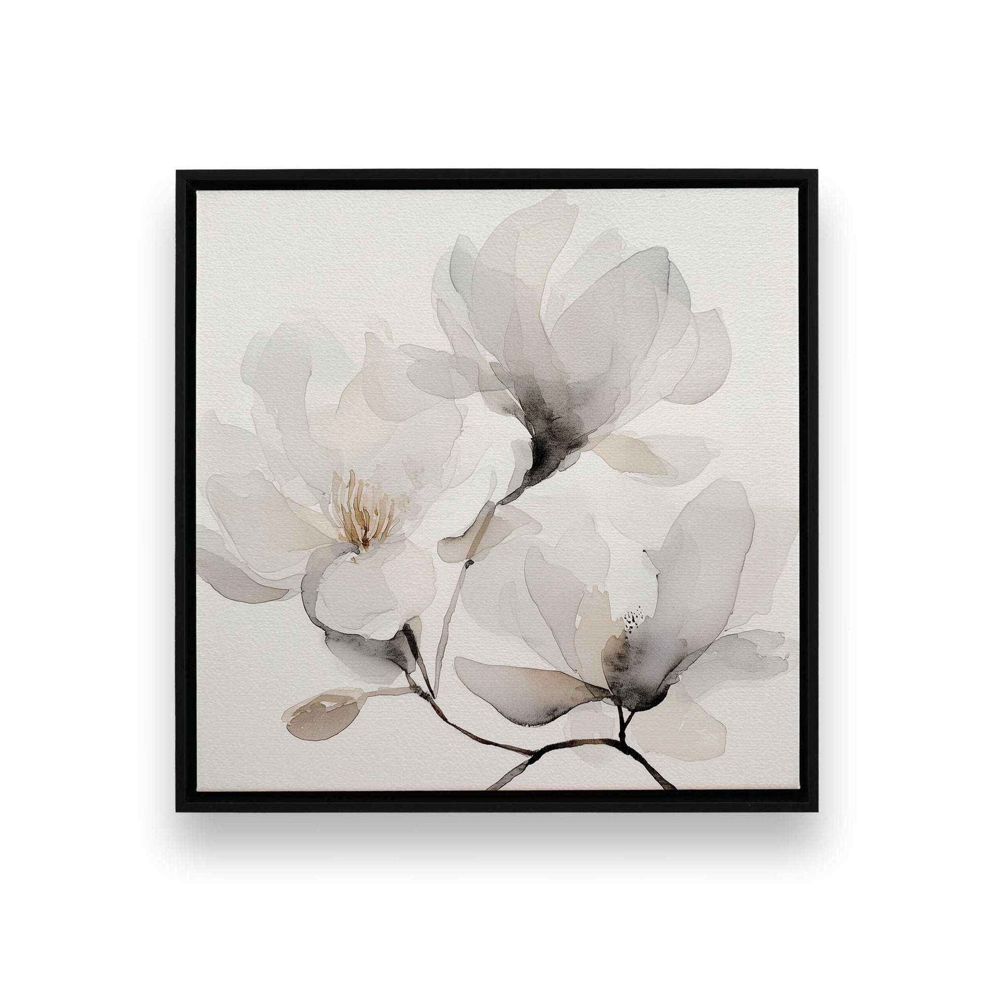 [Color:Satin Black], Picture of art in a Satin Black frame