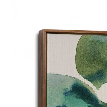 [Color:Walnut], Picture of art in a Walnut frame at an angle