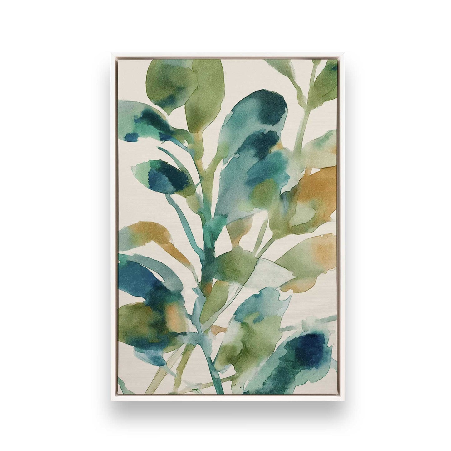 [Color:Opaque White], Picture of art in a White frame