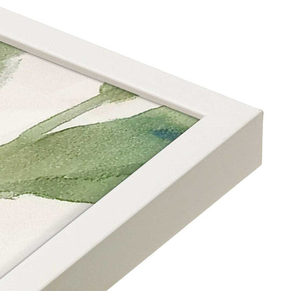 [Color:Opaque White], Picture of art in a Opaque White frame at an angle