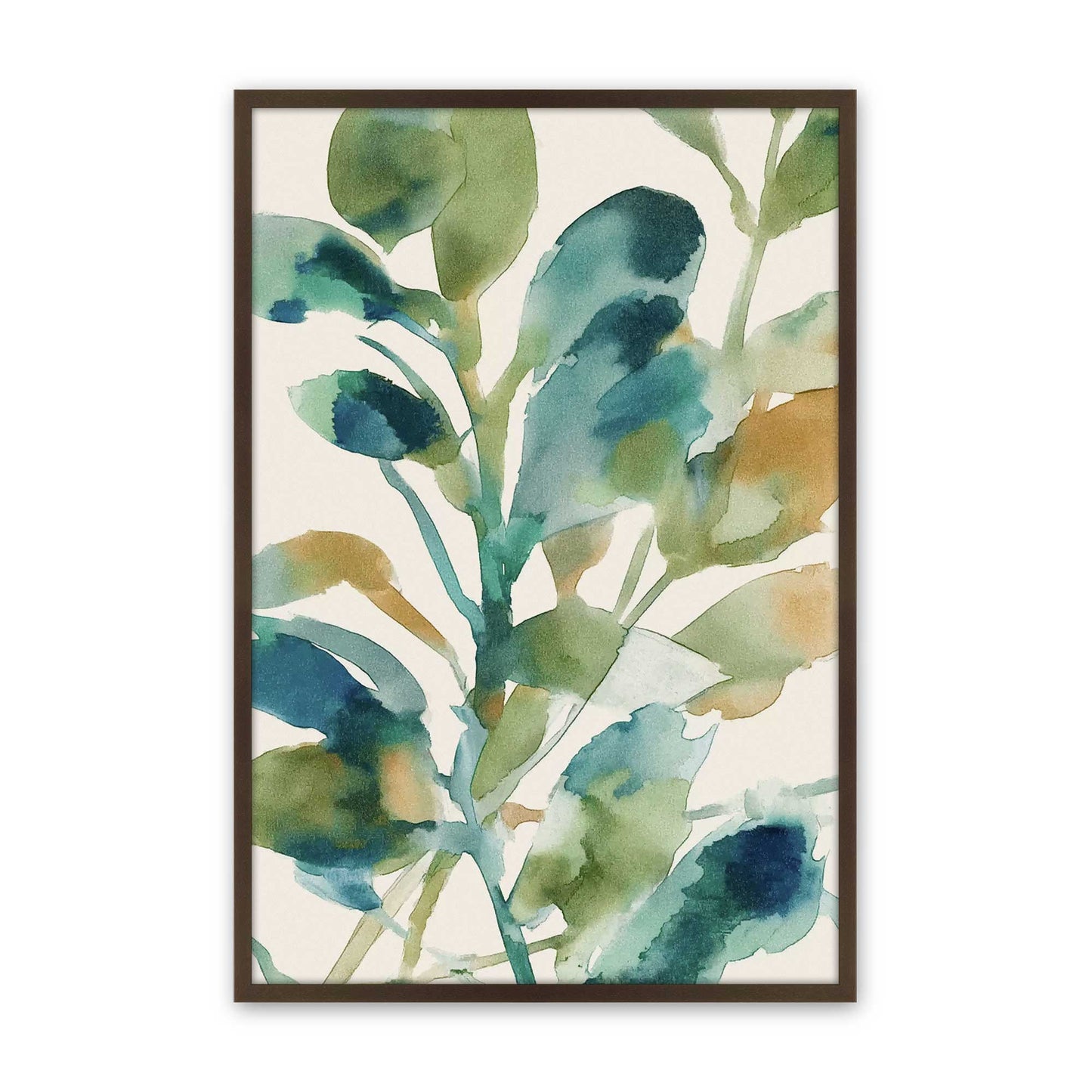[Color:Brown], Picture of art in a Brown frame