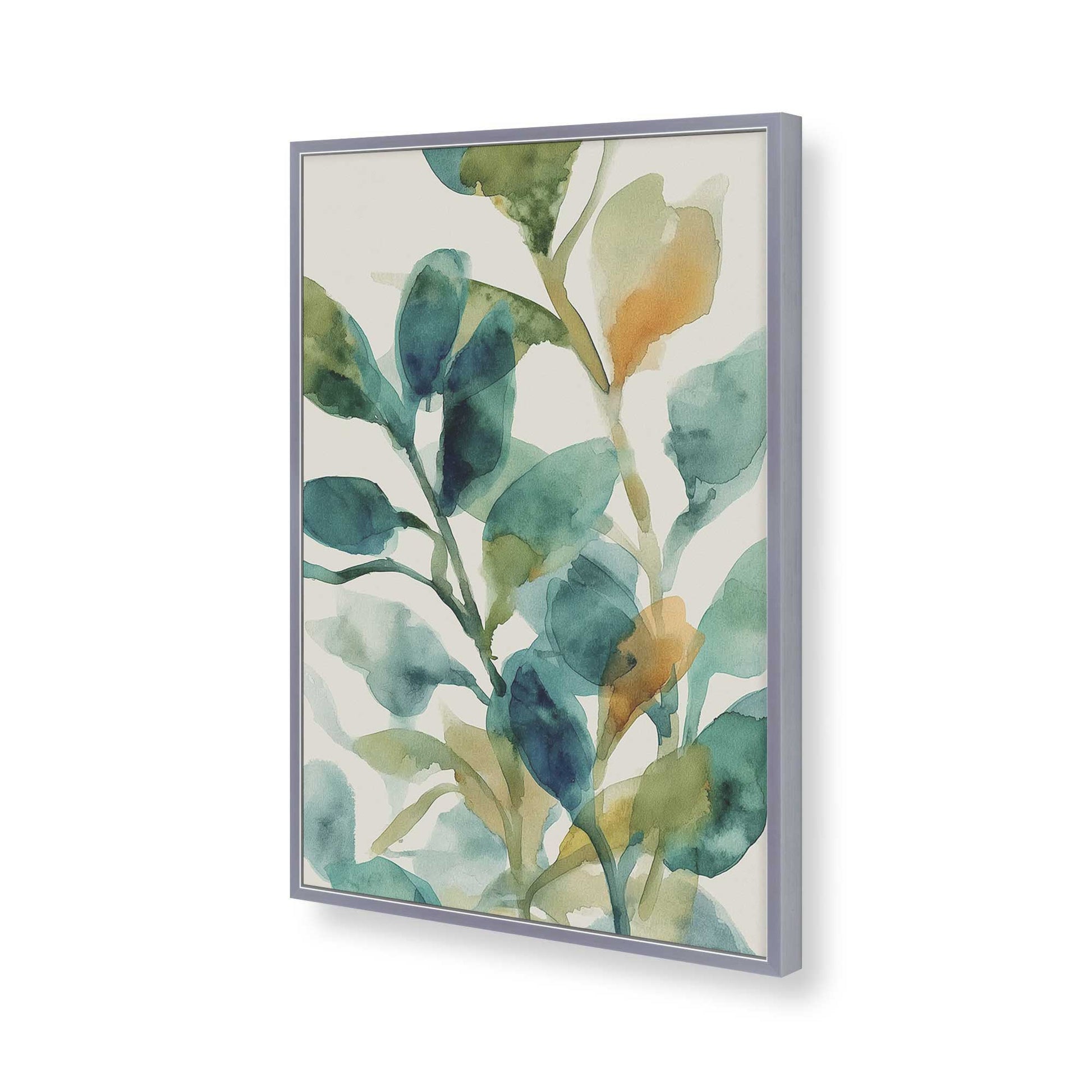 [Color:Polished Chrome], Picture of art in a Polished Chrome frame of the corner