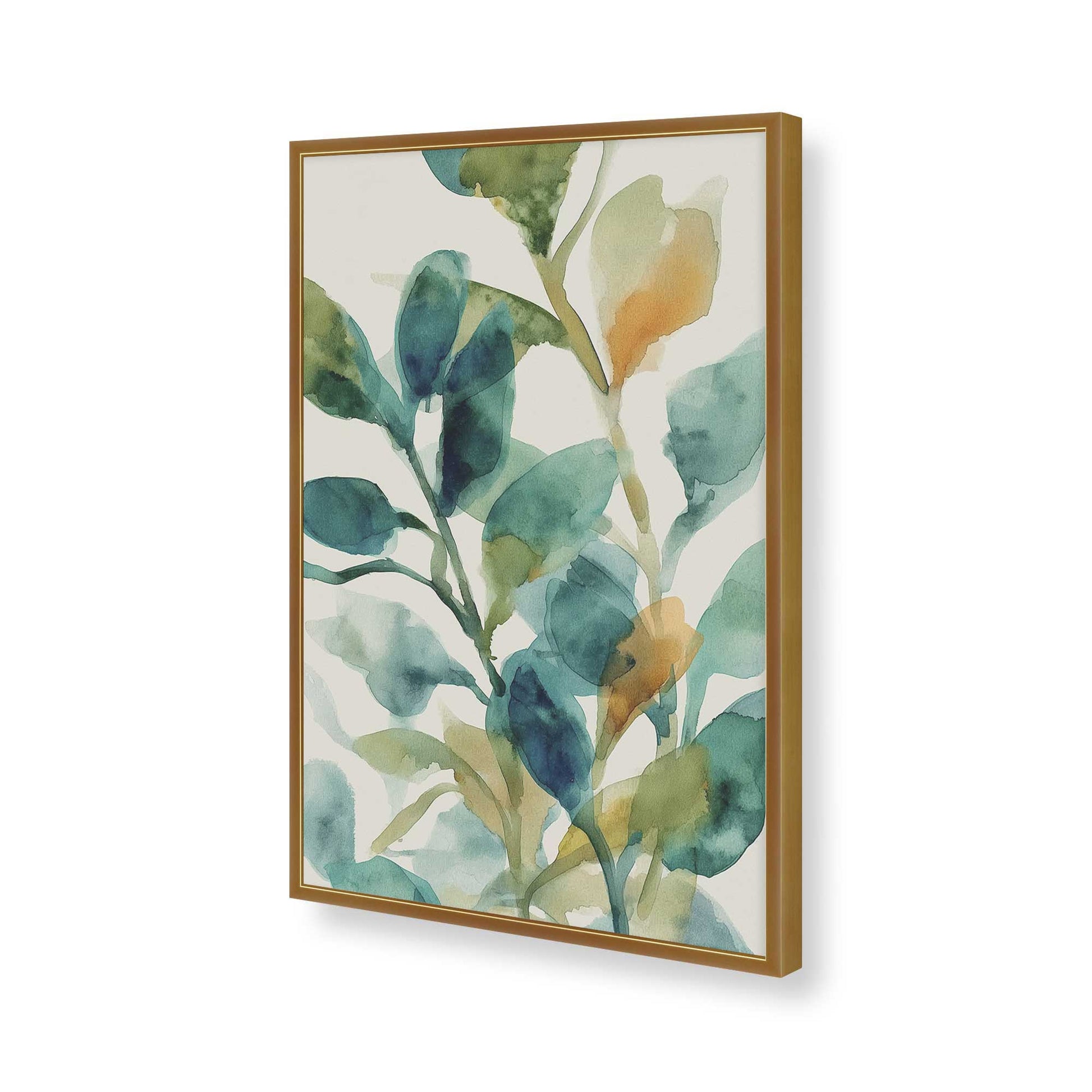 [Color:Polished Gold], Picture of art in a Polished Gold frame of the corner