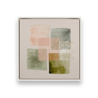 [Color:Opaque White], Picture of art in a White frame