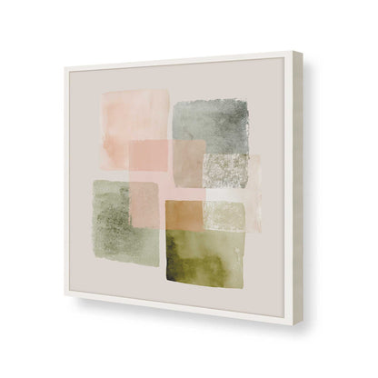 [Color:Opaque White], Picture of art in a Opaque White frame of the corner