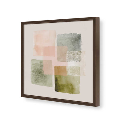 [Color:Espresso], Picture of art in a Espresso frame of the corner