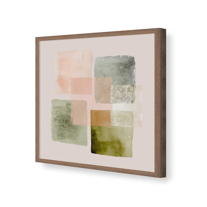 [Color:Walnut], Picture of art in a Walnut frame of the corner