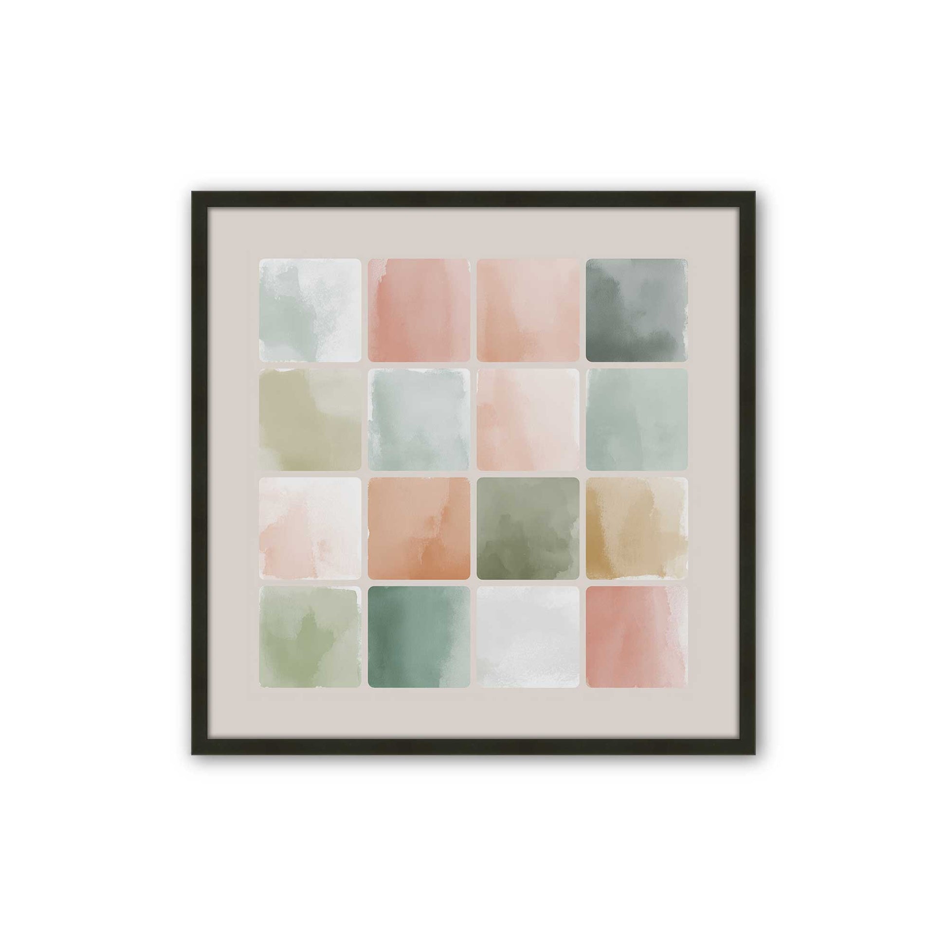 [Color:Satin Black], Picture of art in a Satin Black frame