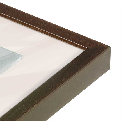 [Color:Espresso], Picture of art in a Espresso frame at an angle