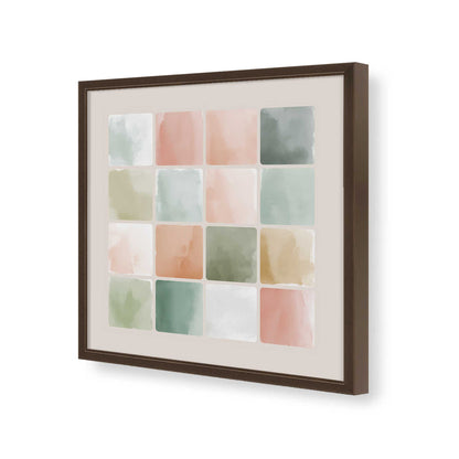 [Color:Espresso], Picture of art in a Espresso frame of the corner