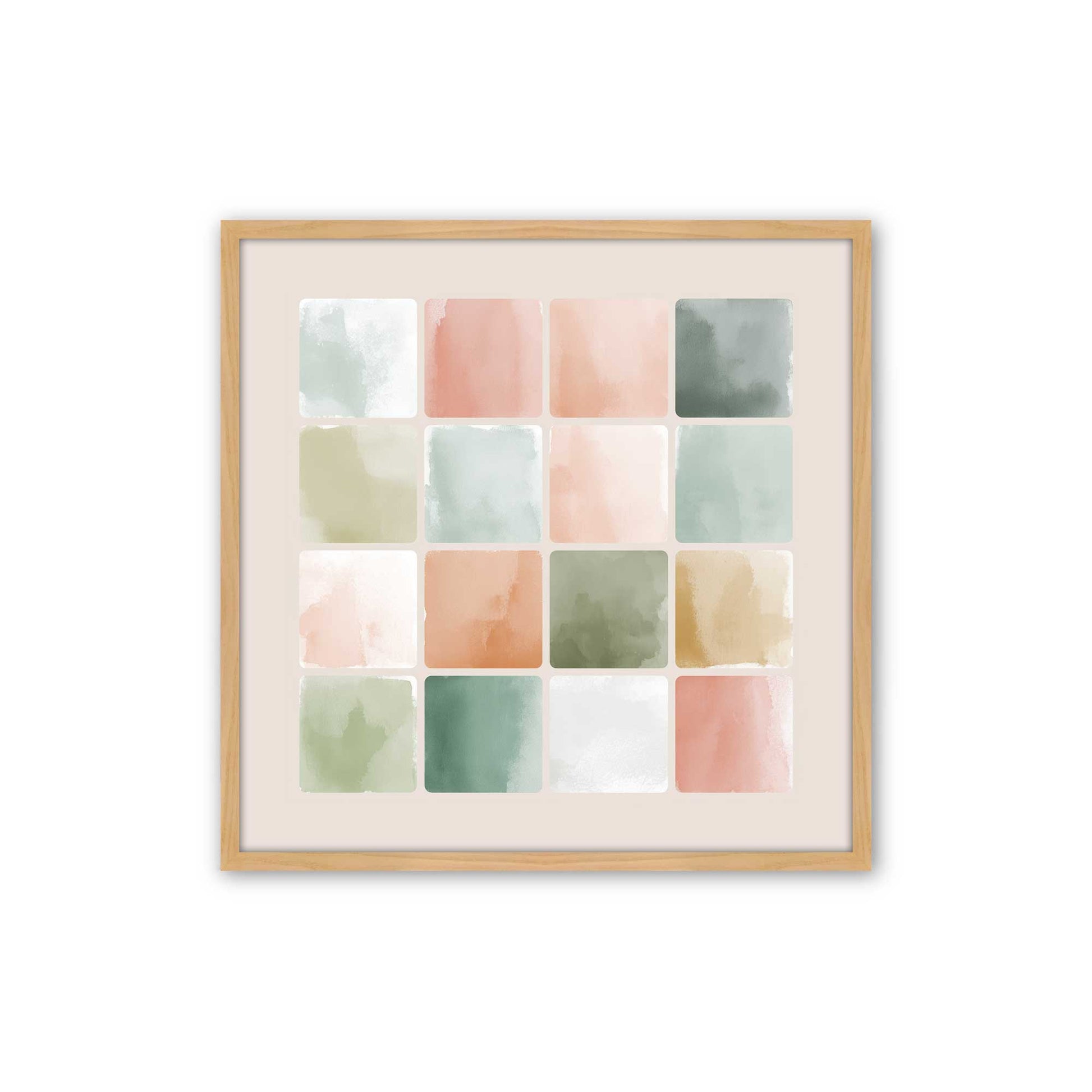 [Color:American Maple], Picture of art in a American Maple frame