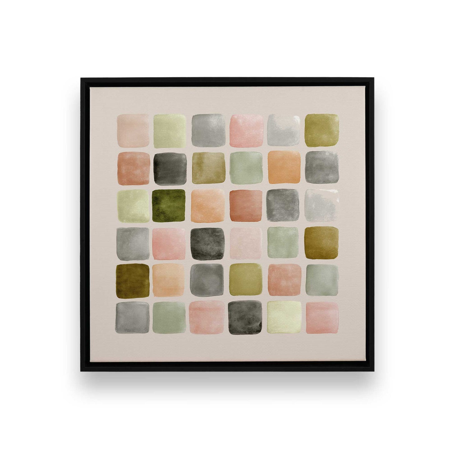 [Color:Satin Black], Picture of art in a Satin Black frame