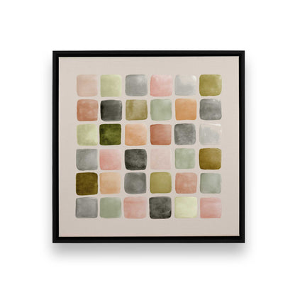 [Color:Satin Black], Picture of art in a Satin Black frame