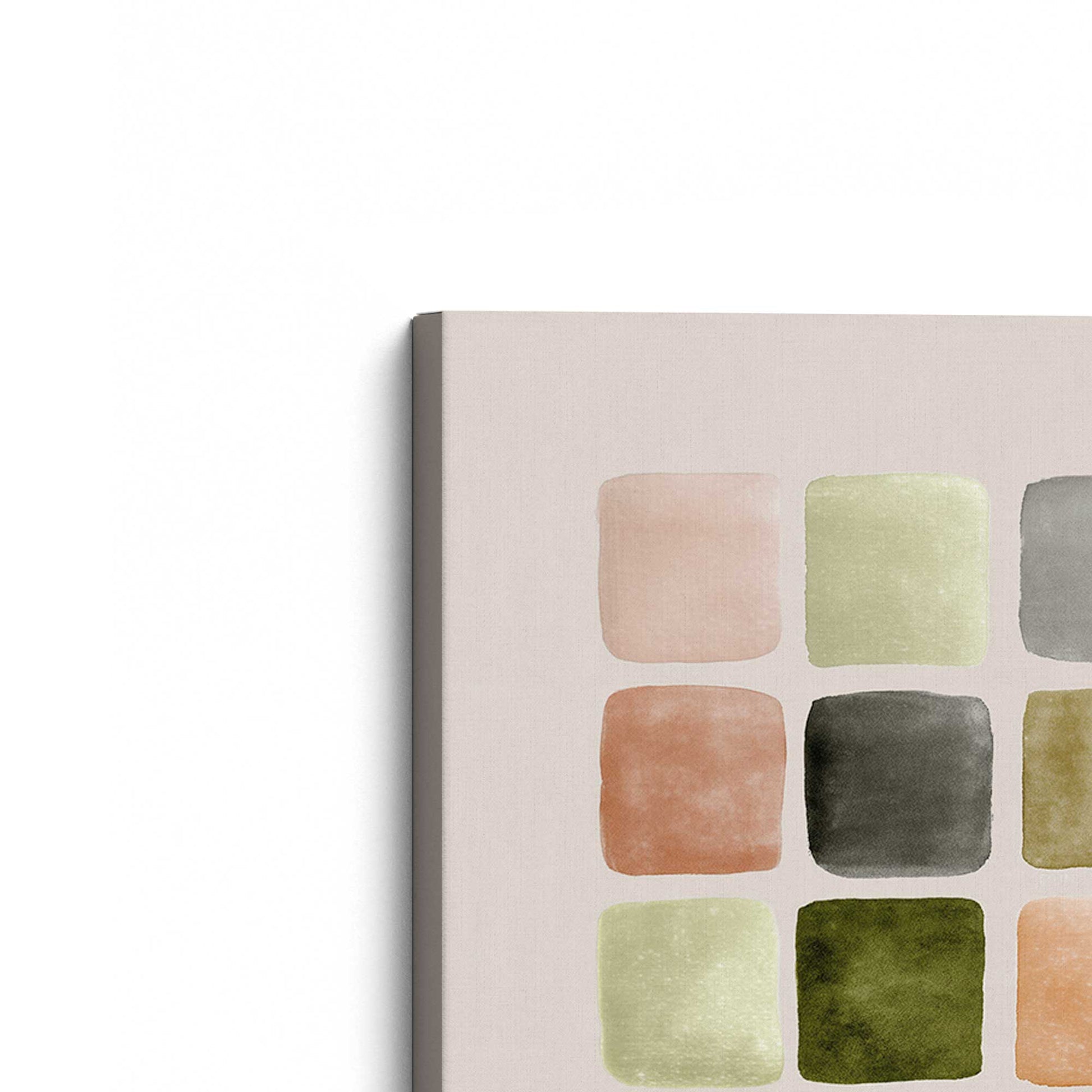 [Color:Stretched Canvas], Picture of the corner of the art