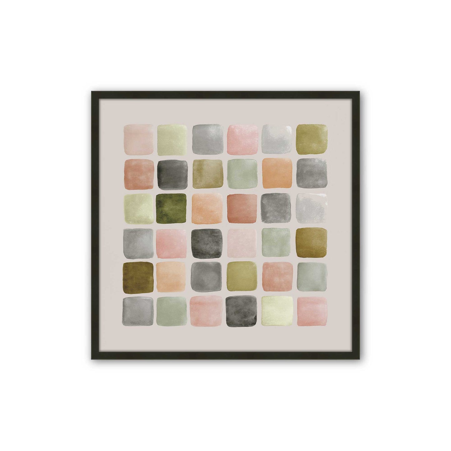[Color:Satin Black], Picture of art in a Satin Black frame