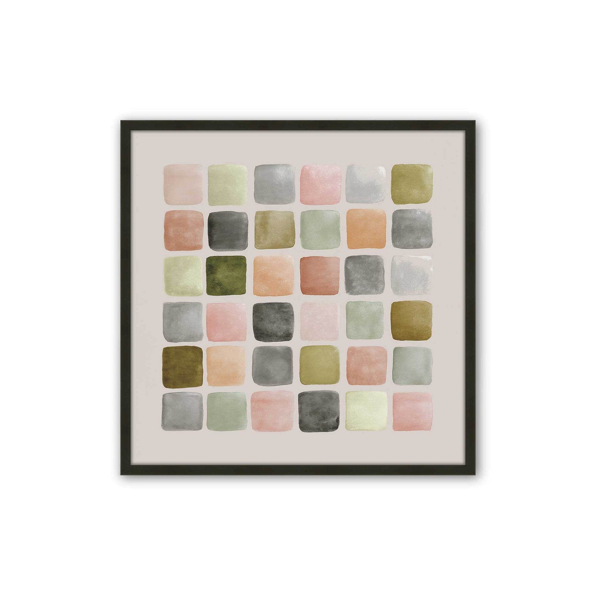 [Color:Satin Black], Picture of art in a Satin Black frame