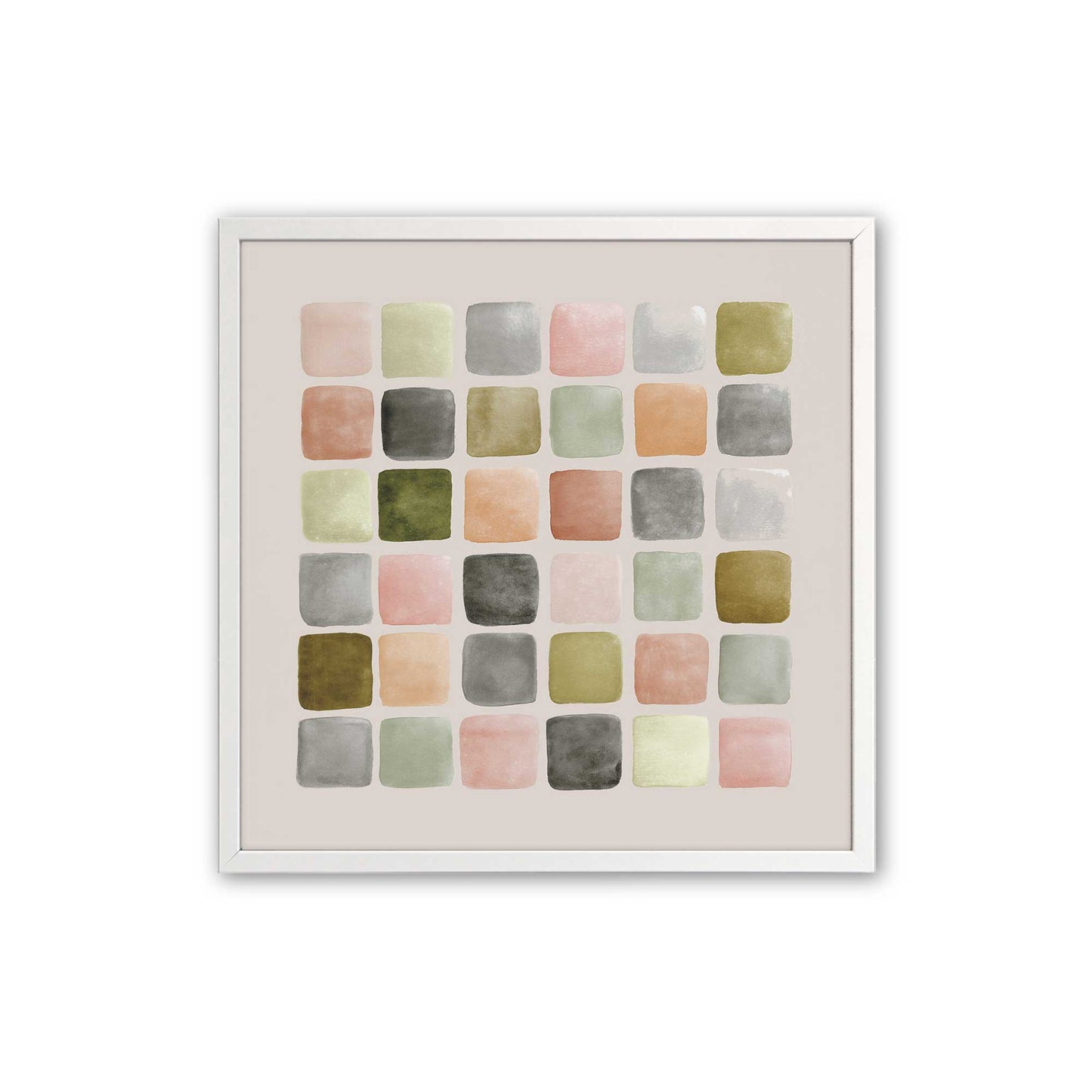 [Color:Opaque White], Picture of art in a Opaque White frame