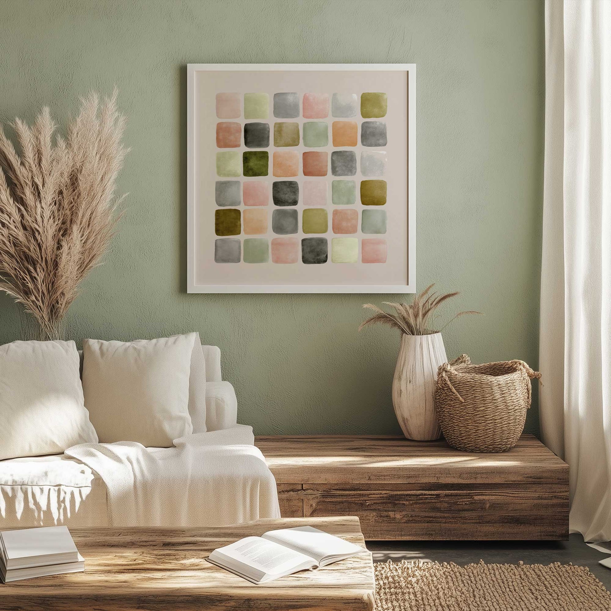 Picture of art in a room