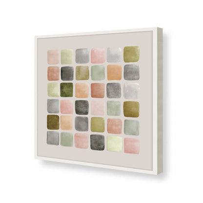 [Color:Opaque White], Picture of art in a Opaque White frame of the corner