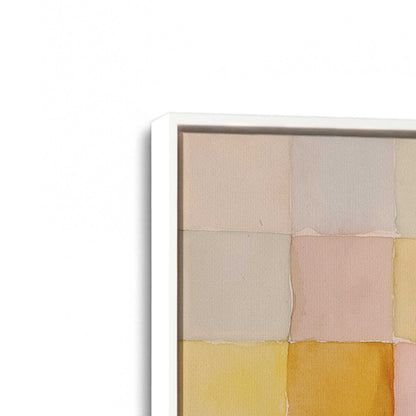 [Color:Opaque White], Picture of art in a White frame at an angle